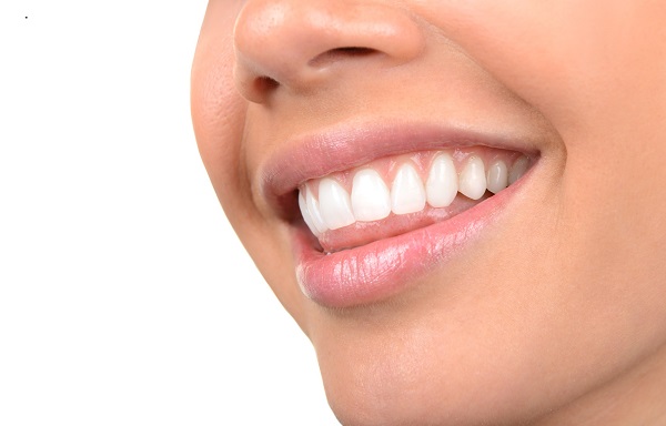 Image of very Beautiful Clean Teeth on White