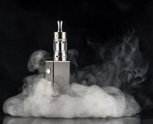 electronic cigarette over a dark background